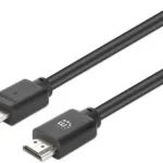 Manhattan HDMI 2.0 Premium High Speed 4K 60Hz HDR Cable HDMI male - HDMI male 1.5m Μαύρο