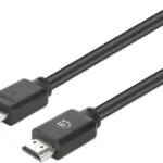 Manhattan HDMI 2.0 Premium High Speed 4K 60Hz HDR Cable HDMI male - HDMI male 10m Μαύρο