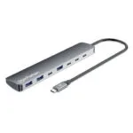 Manhattan Hub 10 Θυρών με σύνδεση USB-A Γκρι 181167