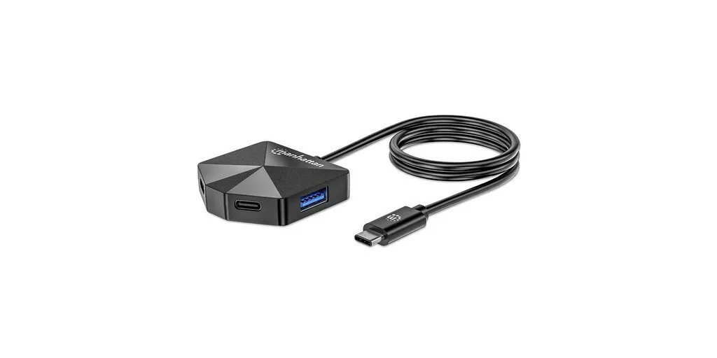Manhattan Hub 4 Θυρών USB 3.2 με σύνδεση USB-C 181150 Manhattan Hub 4 Θυρών USB 3.2 με σύνδεση USB-C 181150 - Image 1