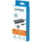 Manhattan Hub 7 Θυρών USB 3.0 με σύνδεση USB-C 168410