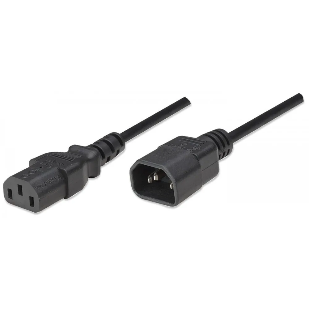 Manhattan Icoc IEC C13 - IEC C13 Cable 1.8m Μαύρο 216270 Manhattan Icoc IEC C13 - IEC C13 Cable 1.8m Μαύρο 216270 - Image 1
