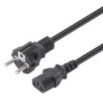 Manhattan IEC C13 - IEC C13 Cable 5m Μαύρο 308700