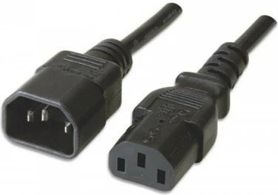 Manhattan IEC C13 / IEC C14 - IEC C13 / IEC C14 Cable 3m Μαύρο 216302 Manhattan IEC C13 / IEC C14 - IEC C13 / IEC C14 Cable 3m Μαύρο 216302 - Image 1
