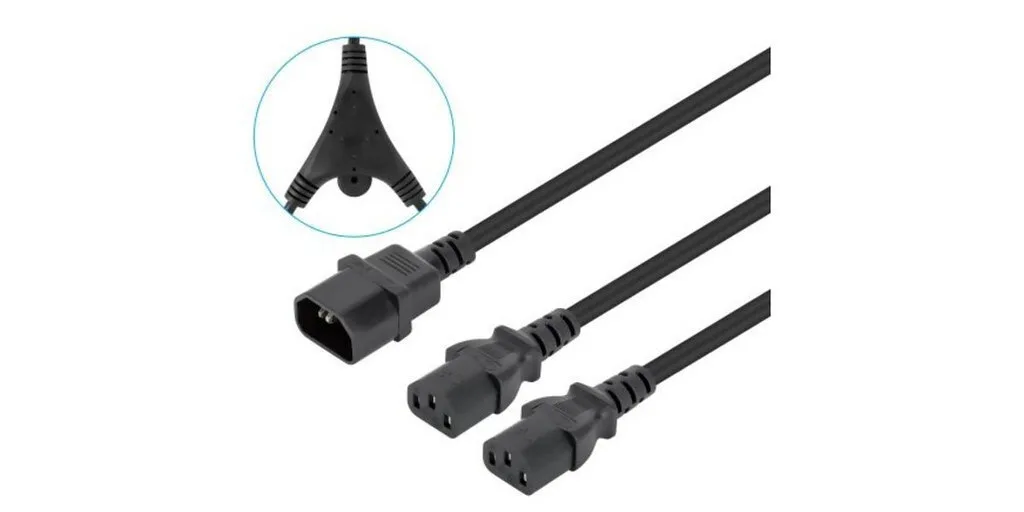 Manhattan IEC C14 / IEC C13 - IEC C14 / IEC C13 Cable 1.8m Μαύρο 157469 Manhattan IEC C14 / IEC C13 - IEC C14 / IEC C13 Cable 1.8m Μαύρο 157469 - Image 1