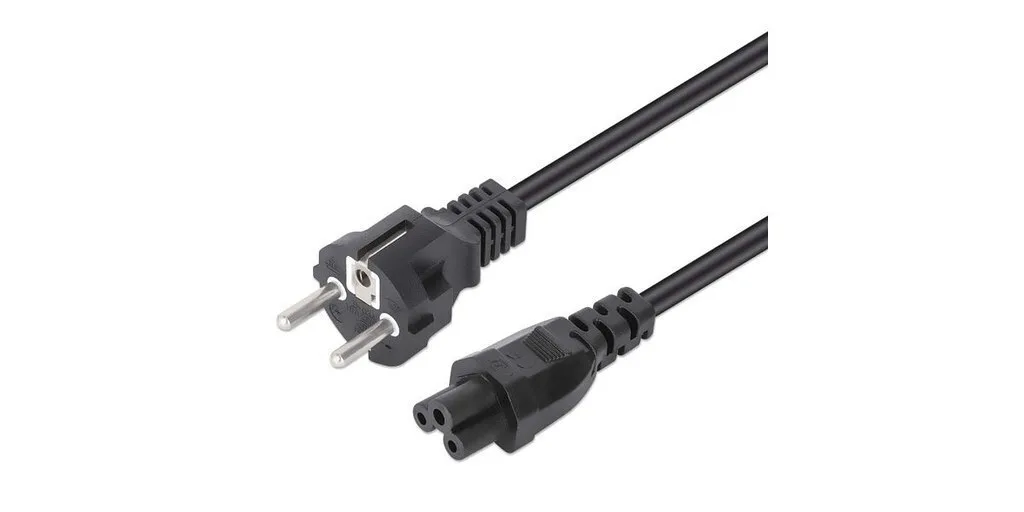 Manhattan IEC C5 - IEC C5 Cable 3m Μαύρο 356602 Manhattan IEC C5 - IEC C5 Cable 3m Μαύρο 356602 - Image 1