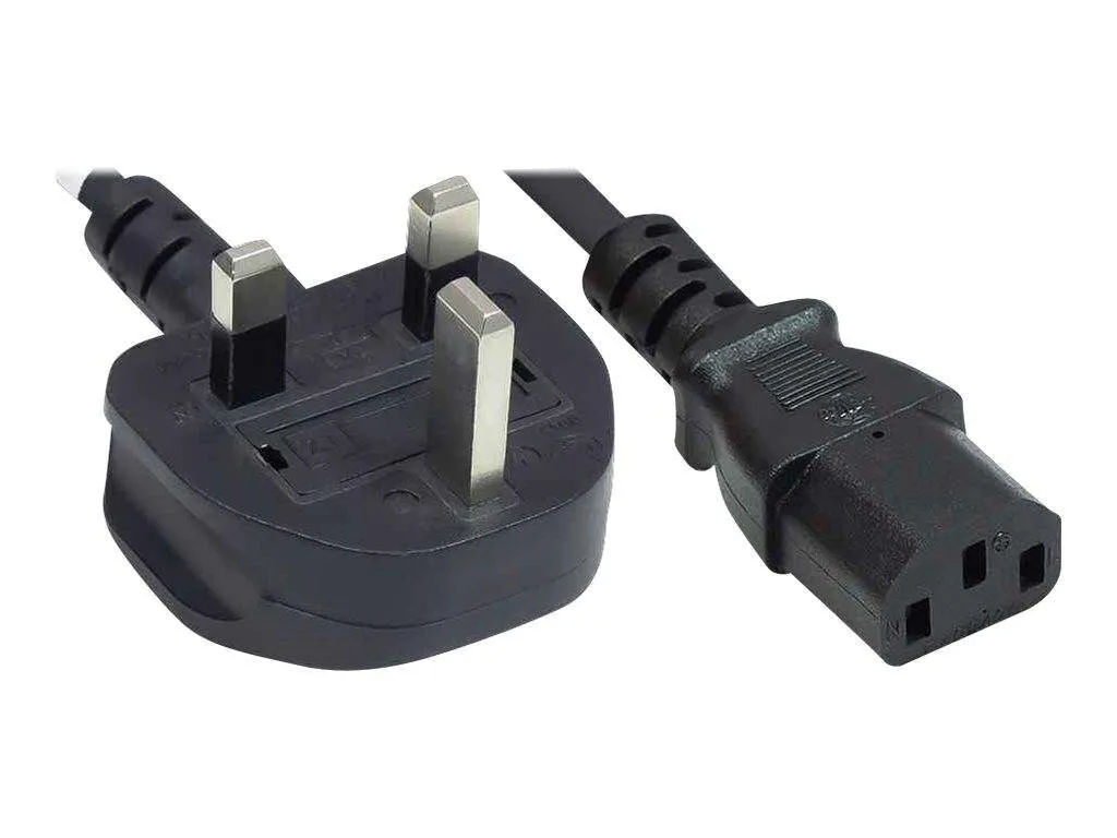 Manhattan Manhattan Stromkabel Uk-version Power Cable Black 1.8 M Manhattan Manhattan Stromkabel Uk-version Power Cable Black 1.8 M - Image 1