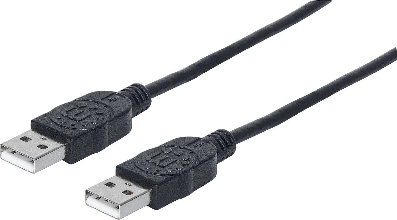 Manhattan USB 2.0 Cable USB-A male - USB-A male 1m (353892) Manhattan USB 2.0 Cable USB-A male - USB-A male 1m (353892) - Image 1