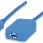 Manhattan USB 2.0 Cable USB-A male - USB-A male Μαύρο 1m 150712