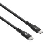 Manhattan USB 2.0 Cable USB-C male - USB-C 100W PD Μαύρο 2m 355247