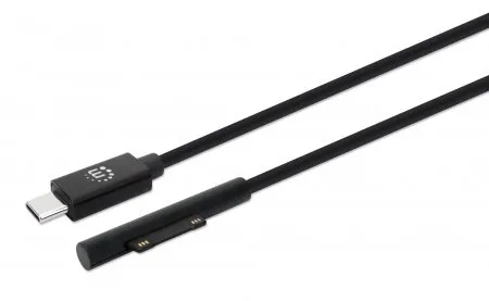 Manhattan Usbkabel Usbc M Bis Surface Connect M 15 V 3 A 18 M Untersttzt Stromversorgung Schwarz Fr Microsoft Surface Book 3 Go 2 Laptop 2 Laptop 3 Laptop Go Pro 7 Pro X Studio 2 Manhattan Usbkabel Usbc M Bis Surface Connect M 15 V 3 A 18 M Untersttzt Stromversorgung Schwarz Fr Microsoft Surface Book 3 Go 2 Laptop 2 Laptop 3 Laptop Go Pro 7 Pro X Studio 2 - Image 1