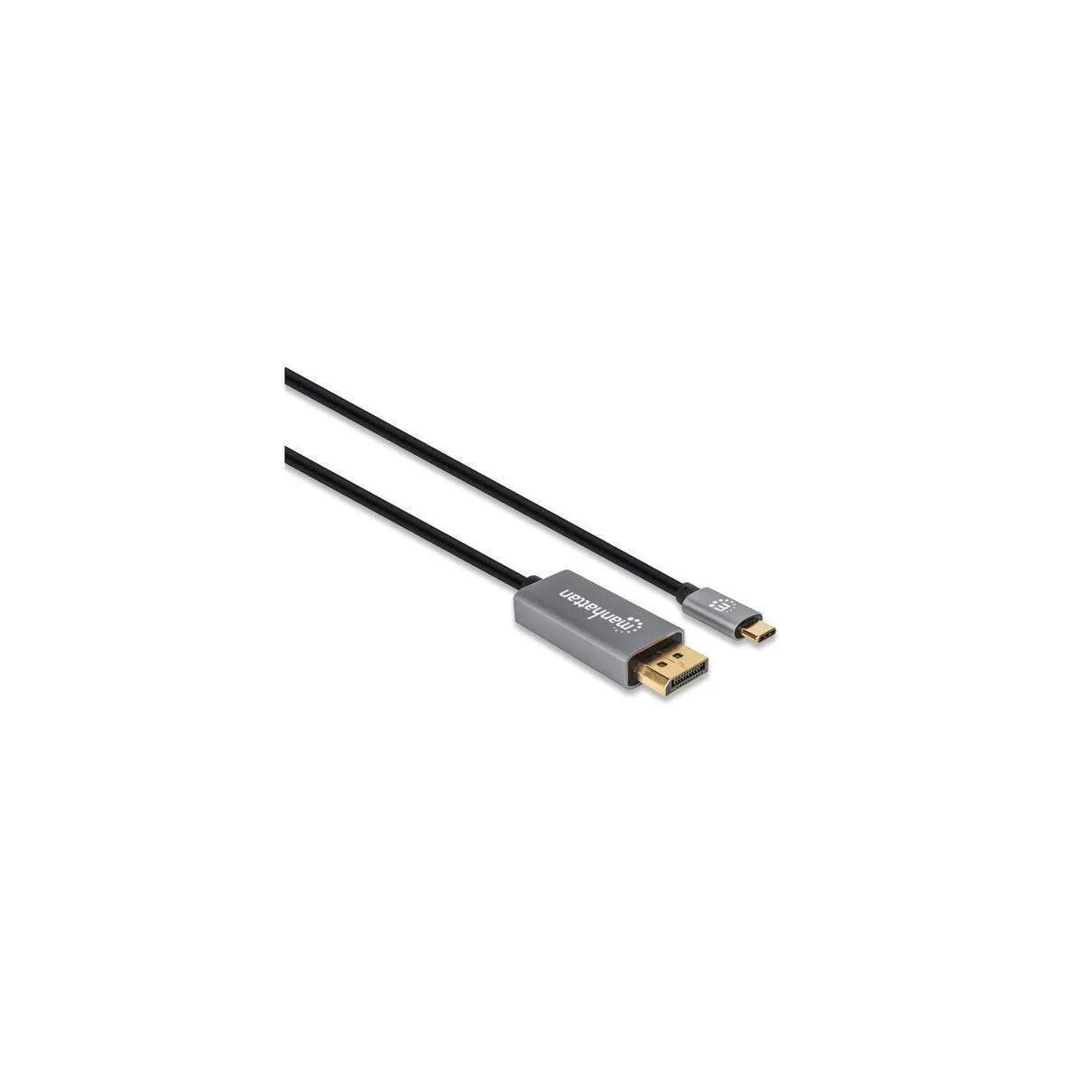 Manhattan Video Cable USB-C male - DisplayPort Μαύρο 3m 354851 Manhattan Video Cable USB-C male - DisplayPort Μαύρο 3m 354851 - Image 1