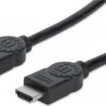 Manhattan W Ethernet HDMI 1.4 High Speed 1080p 120Hz Cable HDMI male - HDMI male 7.5m Μαύρο 353274