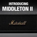 Marshall Middleton II Αδιάβροχο Ηχείο Bluetooth 30W με Διάρκεια Μπαταρίας έως 5 ώρες Μαύρο