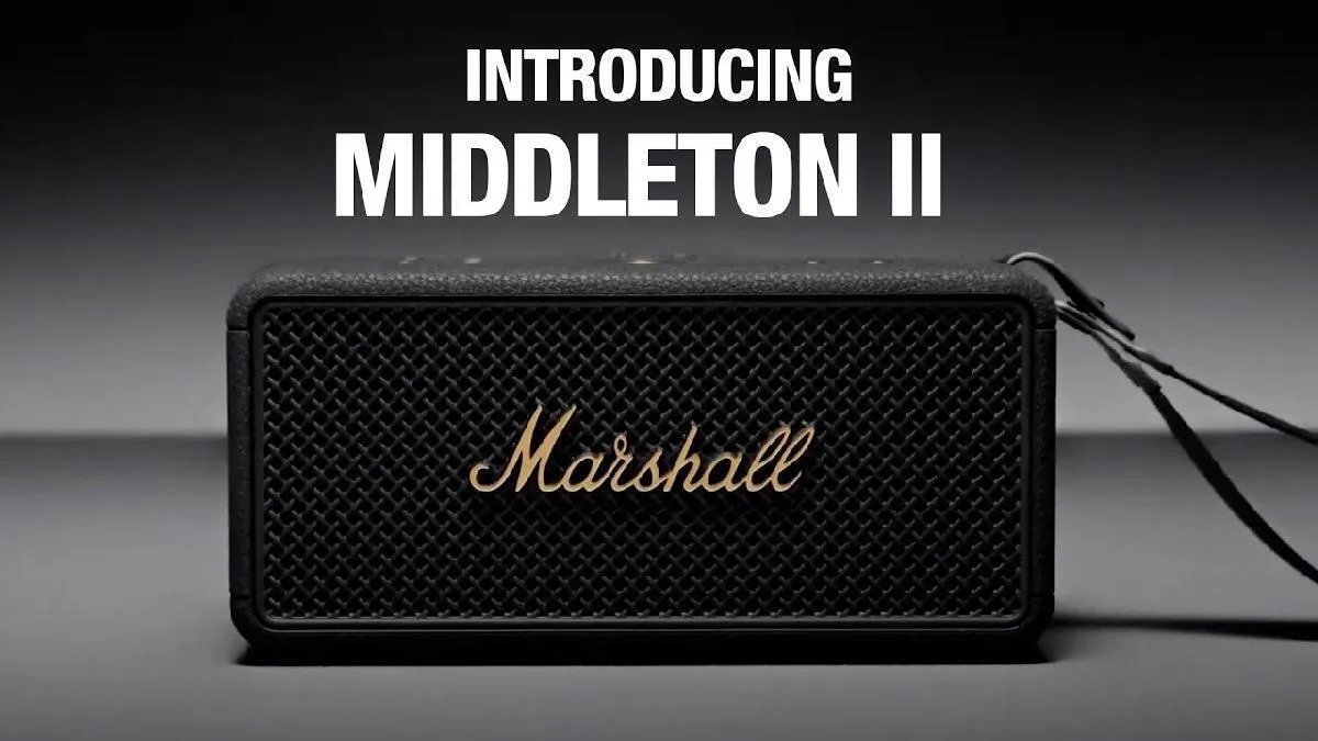 Marshall Middleton II Αδιάβροχο Ηχείο Bluetooth 30W με Διάρκεια Μπαταρίας έως 5 ώρες Μαύρο Marshall Middleton II Αδιάβροχο Ηχείο Bluetooth 30W με Διάρκεια Μπαταρίας έως 5 ώρες Μαύρο - Image 1