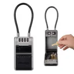 Master Lock 5482D Κλειδοθήκη Συνδυασμού με Πέταλο Μεταλλική και Ροδέλα Συνδυασμού 7.6x5.6x28.3cm