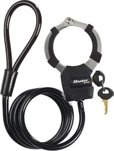 Master Lock 827500112 Κλειδαριά Ποδηλάτου Κουλούρα με Κλειδί Μαύρη Master Lock 827500112 Κλειδαριά Ποδηλάτου Κουλούρα με Κλειδί Μαύρη - Image 1