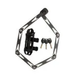 Master Lock 8333EURDPRO Κλειδαριά Ποδηλάτου Αναδιπλούμενη με Κλειδί Μαύρη