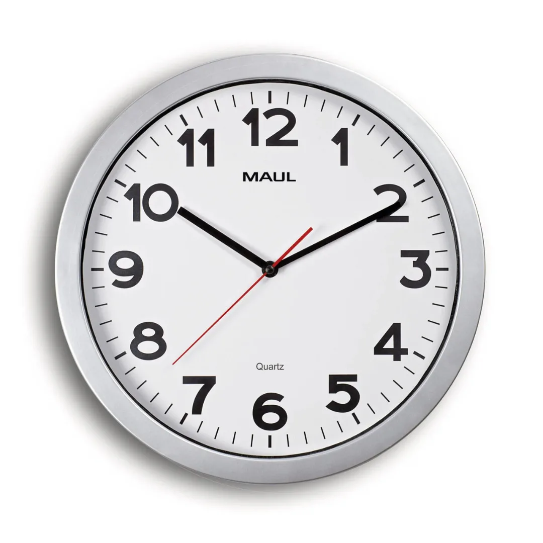 Maul Ρολόι Τοίχου Πλαστικό Λευκό Ø35cm MA-90536-95 Maul Ρολόι Τοίχου Πλαστικό Λευκό Ø35cm MA-90536-95 - Image 1