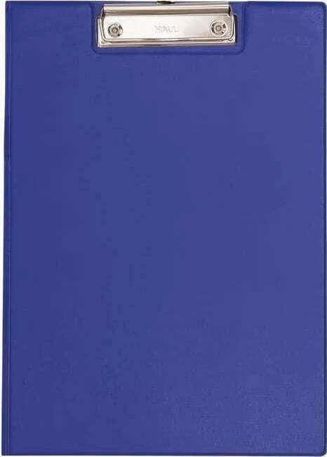 Maul Maul Writing Folder Maulpoly Blue Plastic Cover A4 Maul Maul Writing Folder Maulpoly Blue Plastic Cover A4 - Image 1