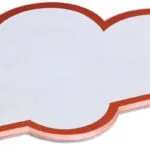 Maul Moderation Cards Cloud 14 X 23 Cm 20 Pcs Pack White
