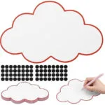 Maul Moderation Cards Cloud 27 X 43 Cm 20 Pcs Pack White