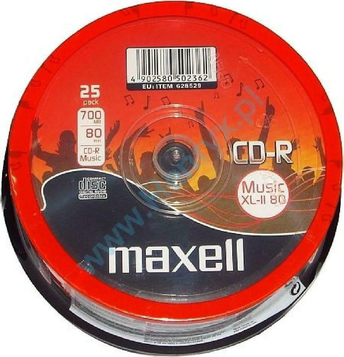 Maxell Εγγράψιμα CD-R 16x 700MB Cake Box 25τμχ CD0094 Maxell Εγγράψιμα CD-R 16x 700MB Cake Box 25τμχ CD0094 - Image 1