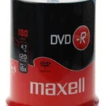 Maxell Εγγράψιμα DVD-R 16x 4.7GB Cake Box 100τμχ (275611)