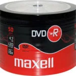 Maxell Εγγράψιμα DVD-R 16x 4.7GB Cake Box 50τμχ (MXD16-50)