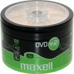 Maxell Εγγράψιμα DVD+R 16x 4.7GB Cake Box 50τμχ 271093