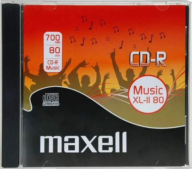 Maxell XLII-80 Music Εγγράψιμο CD-R 16x 700MB 1τμχ (11103801) Maxell XLII-80 Music Εγγράψιμο CD-R 16x 700MB 1τμχ (11103801) - Image 1