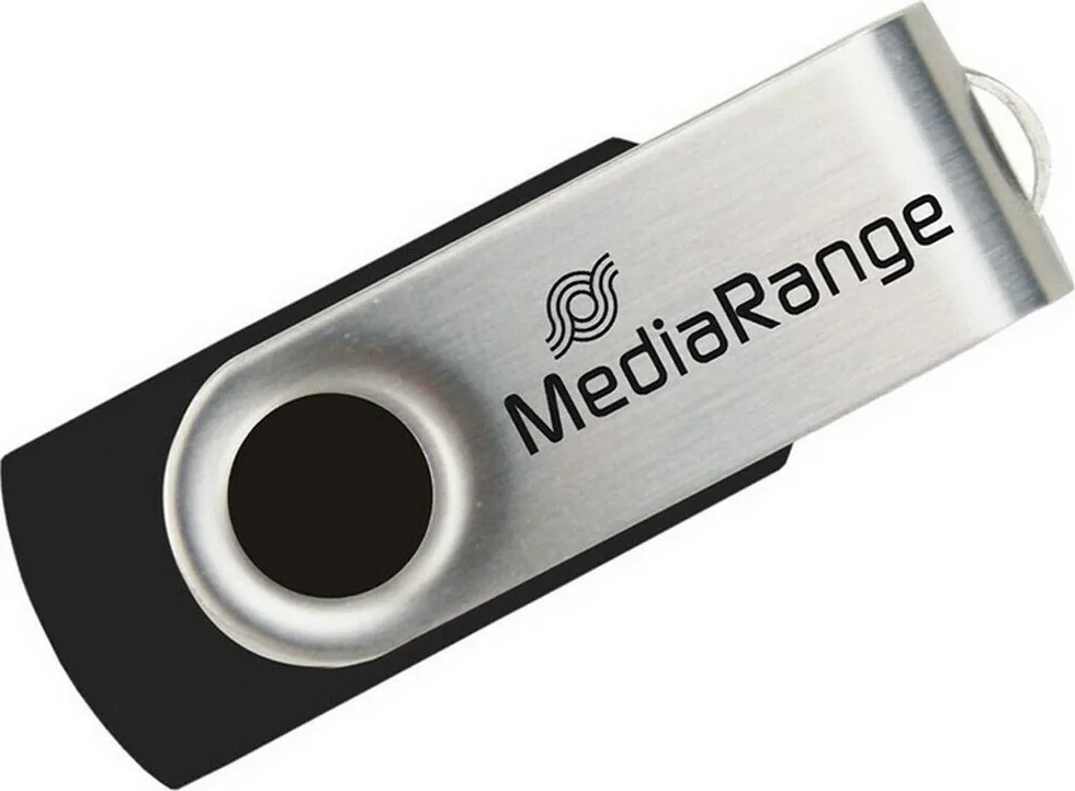 MediaRange 64GB USB 2.0 Stick Ασημί MediaRange 64GB USB 2.0 Stick Ασημί - Image 1