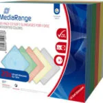 MediaRange CD Box για 1 Δίσκο με Διάφανη Πρόσοψη σε Διάφορα Χρώματα BOX37 20τμχ