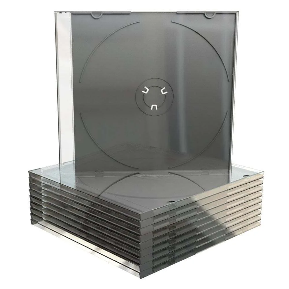 Mediarange Cd Slimcase 1 Disc 5.2mm Black Tray 10 Pack Mrbox32 Mediarange Cd Slimcase 1 Disc 5.2mm Black Tray 10 Pack Mrbox32 - Image 1