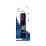 MediaRange Ανεξίτηλοι Μαρκαδόροι Κόκκινοι 0.7mm Σετ 3τμχ MR701