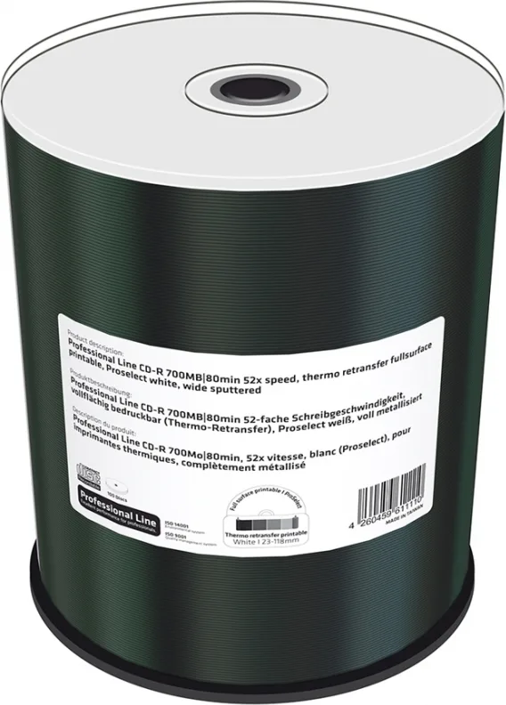 MediaRange Εγγράψιμα CD-R 52x 700MB Cake Box 100τμχ MRPL503-C MediaRange Εγγράψιμα CD-R 52x 700MB Cake Box 100τμχ MRPL503-C - Image 1