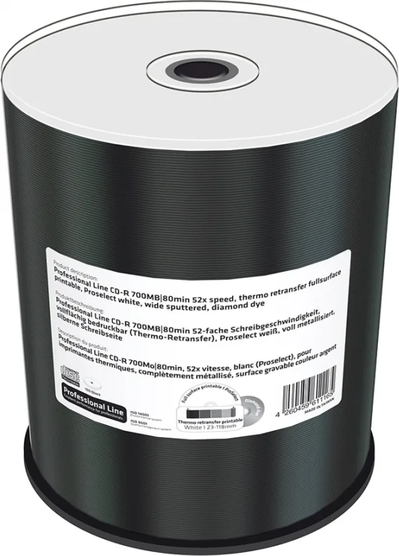 MediaRange Εγγράψιμα CD-R 52x 700MB Cake Box 100τμχ MRPL506-C MediaRange Εγγράψιμα CD-R 52x 700MB Cake Box 100τμχ MRPL506-C - Image 1