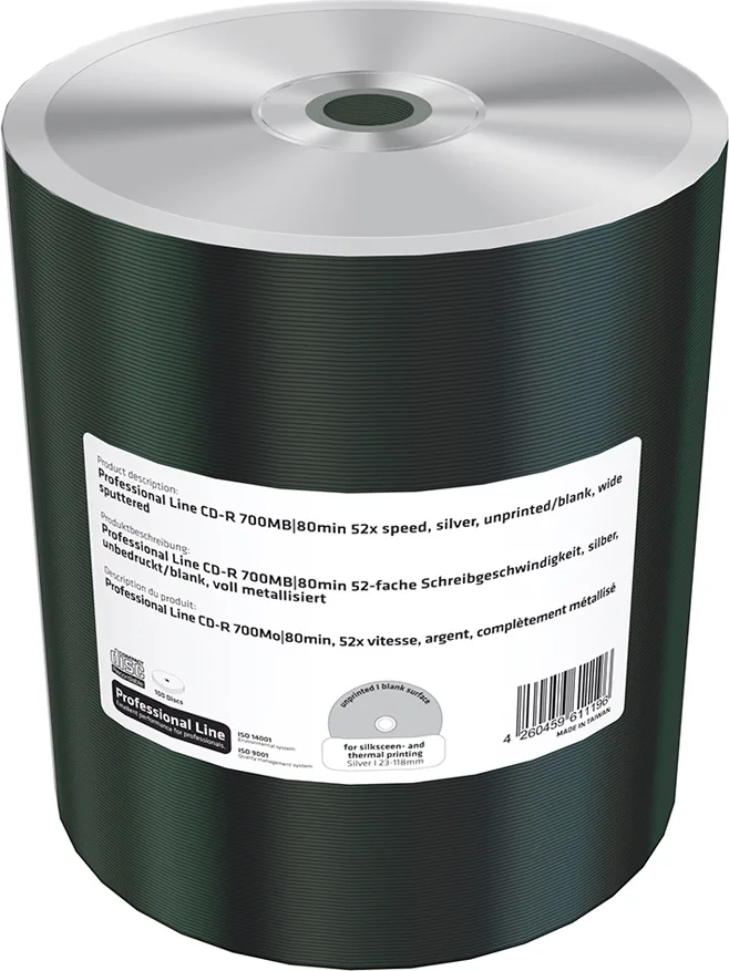 MediaRange Εγγράψιμα CD-R 52x 700MB Cake Box 100τμχ MRPL508-C MediaRange Εγγράψιμα CD-R 52x 700MB Cake Box 100τμχ MRPL508-C - Image 1