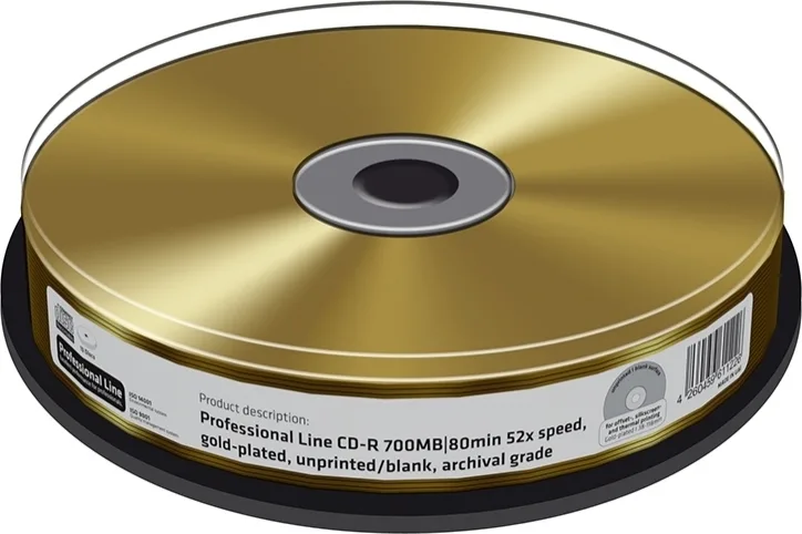 MediaRange Εγγράψιμα CD-R 52x Printable 700MB 10τμχ (MRPL510) MediaRange Εγγράψιμα CD-R 52x Printable 700MB 10τμχ (MRPL510) - Image 1