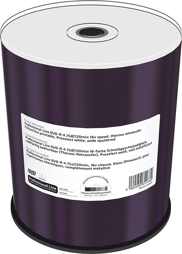 MediaRange Εγγράψιμα DVD-R 16x 4.7GB Cake Box 100τμχ (MRPL603-C) MediaRange Εγγράψιμα DVD-R 16x 4.7GB Cake Box 100τμχ (MRPL603-C) - Image 1