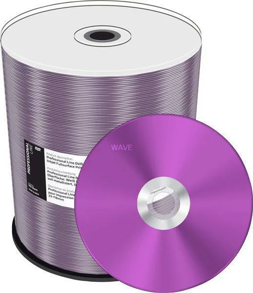 MediaRange Εγγράψιμα DVD-R 16x Printable 4.7GB 100τμχ (MRPL601-C) MediaRange Εγγράψιμα DVD-R 16x Printable 4.7GB 100τμχ (MRPL601-C) - Image 1