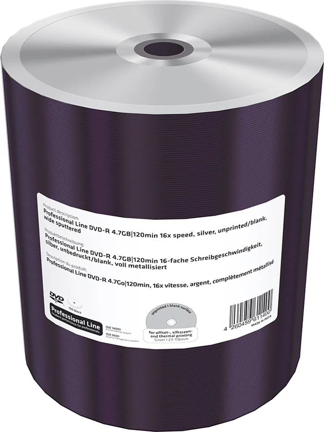 MediaRange Εγγράψιμα DVD+R 8x 8.5GB Cake Box 100τμχ MRPL605-C MediaRange Εγγράψιμα DVD+R 8x 8.5GB Cake Box 100τμχ MRPL605-C - Image 1
