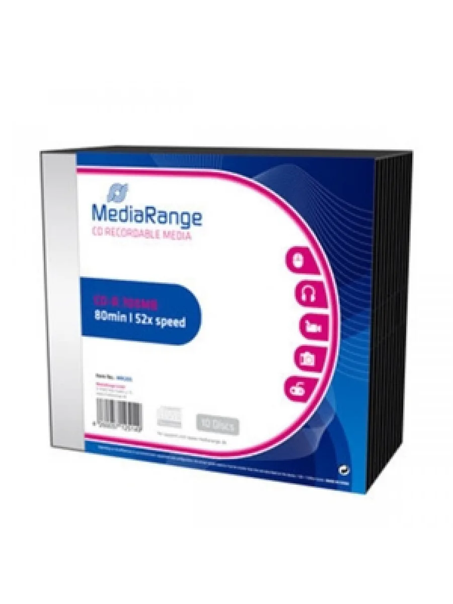 MediaRange Εγγράψιμο CD-R 52x 700MB 1τμχ MR205 MediaRange Εγγράψιμο CD-R 52x 700MB 1τμχ MR205 - Image 1