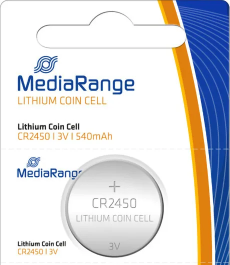 MediaRange Μπαταρίες Λιθίου Ρολογιών CR2450 3V 5τμχ MediaRange Μπαταρίες Λιθίου Ρολογιών CR2450 3V 5τμχ - Image 1