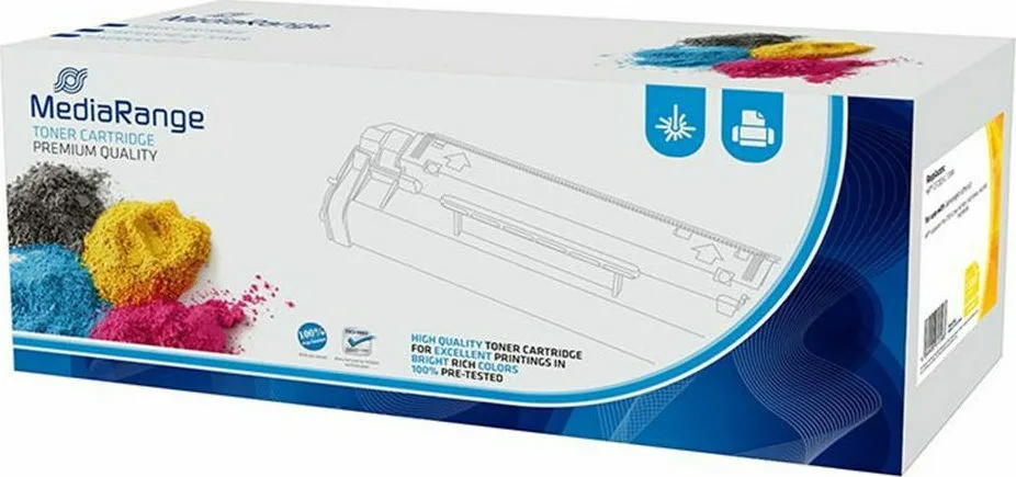 MediaRange Συμβατό Toner για Laser Εκτυπωτή HP 131A CF212A 1800 Σελίδων Κίτρινο MediaRange Συμβατό Toner για Laser Εκτυπωτή HP 131A CF212A 1800 Σελίδων Κίτρινο - Image 1