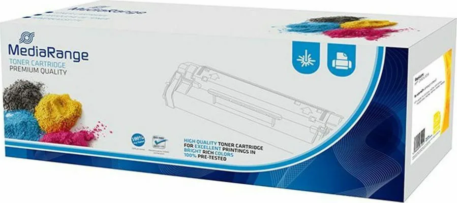 MediaRange Συμβατό Toner για Laser Εκτυπωτή HP 305A CE412A 2600 Σελίδων Κίτρινο MediaRange Συμβατό Toner για Laser Εκτυπωτή HP 305A CE412A 2600 Σελίδων Κίτρινο - Image 1