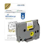 MediaRange Ταινία Ετικετογράφου 8m x 12mm σε Κίτρινο Χρώμα MRBTZ631