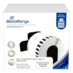 MediaRange Ταινία Ετικετογράφου συμβατή με Brother DK-22205 30.4m x 62mm σε Λευκό Χρώμα MRBDK22205