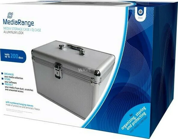 MediaRange Φορητή Θήκη CD & DVD Θήκη Οπτικού Δίσκου 200 Θέσεις MediaRange Φορητή Θήκη CD & DVD Θήκη Οπτικού Δίσκου 200 Θέσεις - Image 1