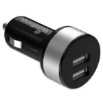 MediaRange Φορτιστής Αυτοκινήτου 17W 3.4A με Θύρες: 2xUSB Μαύρος MRMA103-02